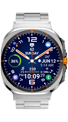 NTV002 - Minimal II watch face screenshot 2