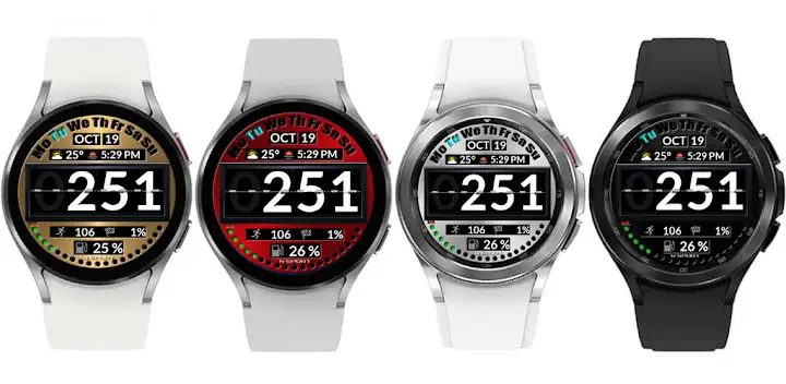 NTV520 - Digital watch face — Android app banner