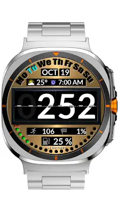 NTV520 - Digital watch face screenshot 3
