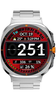 NTV520 - Digital watch face screenshot 6