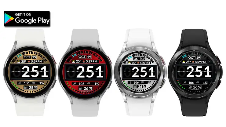 NTV520 - Digital watch face screenshot 8