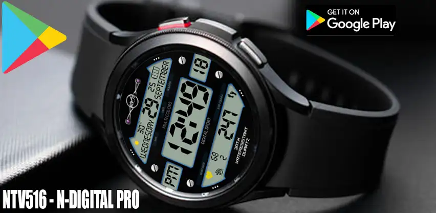 NTV516 - N Digital watch face screenshot 7