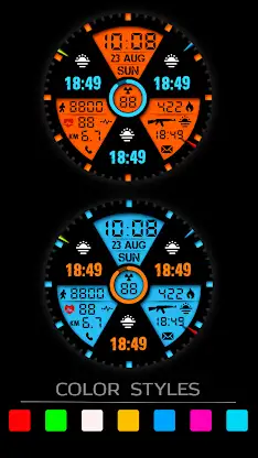 Nuclear Tactical  Watch Face screenshot 2