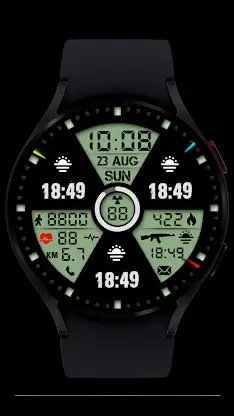 Nuclear Tactical  Watch Face screenshot 5