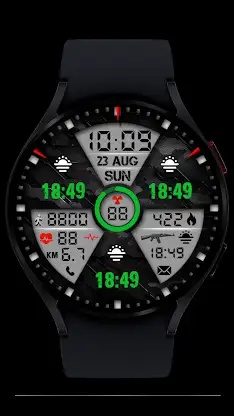 Nuclear Tactical  Watch Face screenshot 8