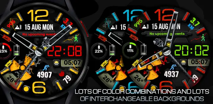 Nuclear Classic PRO Watchface — Android app banner