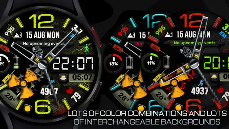 Nuclear Classic PRO Watchface screenshot 4