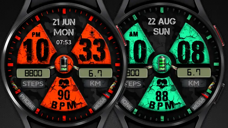 WIN Nuclear PRO Watch face screenshot 7
