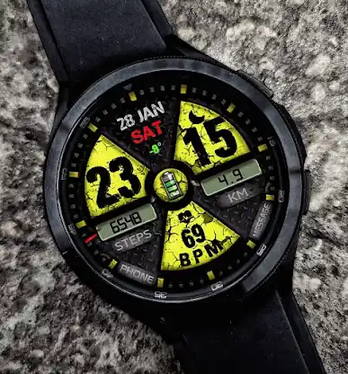 WIN Nuclear PRO Watch face screenshot 2