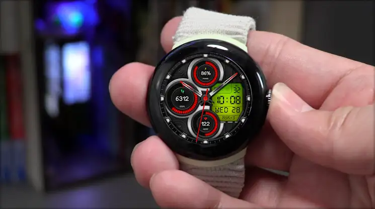 Hybrid NURDA Watch face screenshot 4