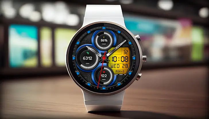 Hybrid NURDA Watch face screenshot 3