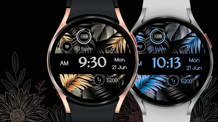 Flora Elegant Design Watchface screenshot 3