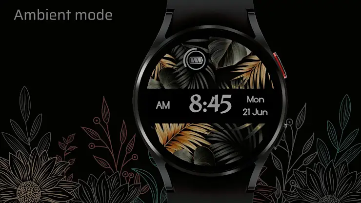 Flora Elegant Design Watchface screenshot 5