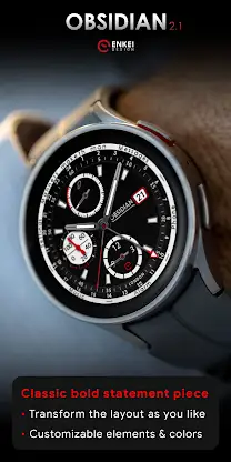 OBSIDIAN 2.1 classic timepiece screenshot 2