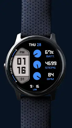 Oled - Digital v5 | watch face screenshot 4