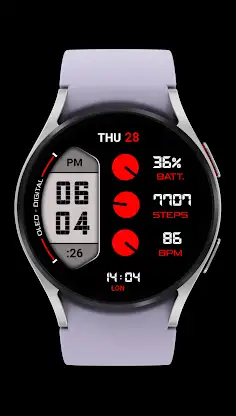 Oled - Digital v5 | watch face screenshot 2