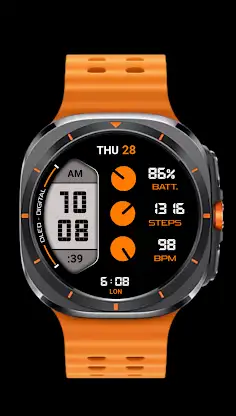 Oled - Digital v5 | watch face screenshot 1