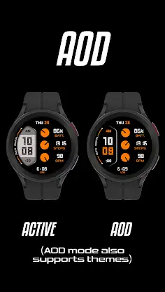 Oled - Digital v5 | watch face screenshot 6