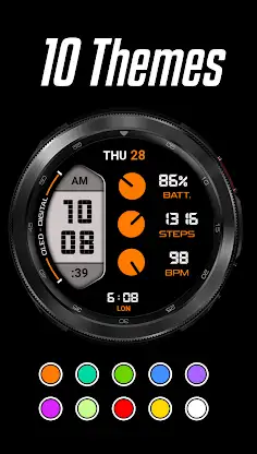 Oled - Digital v5 | watch face screenshot 5