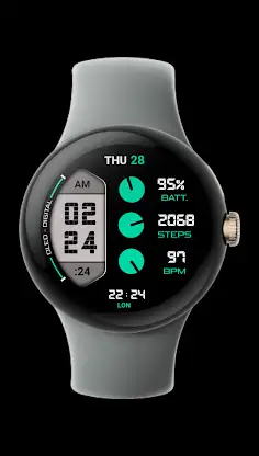 Oled - Digital v5 | watch face screenshot 3