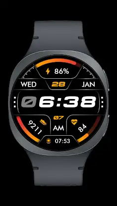Oled - Digital v6 | watch face screenshot 4