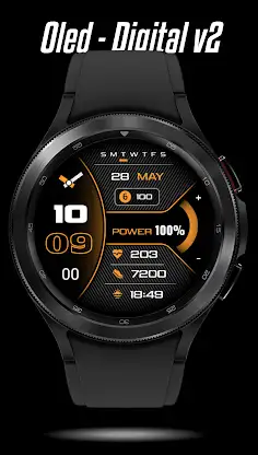 Oled Digital v2 | watch face screenshot 2