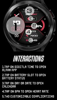 Oled Digital v2 | watch face screenshot 7