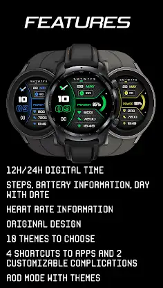 Oled Digital v2 | watch face screenshot 5