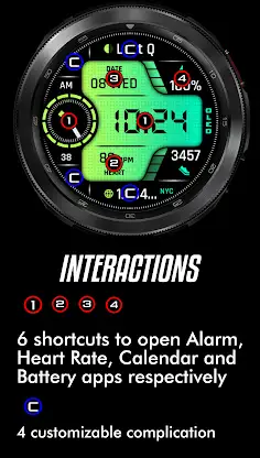 Oled - Digital v8 | watch face screenshot 8