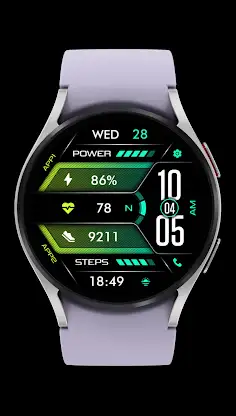Oled - Digital v9 | watch face screenshot 2