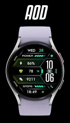 Oled - Digital v9 | watch face screenshot 7