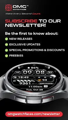 Digital Watch Face - OMG 02 screenshot 8
