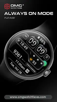 Digital Watch Face - OMG 02 screenshot 6