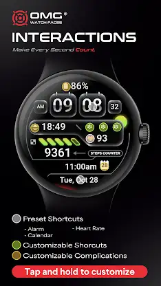 Digital Watch Face - OMG 02 screenshot 3