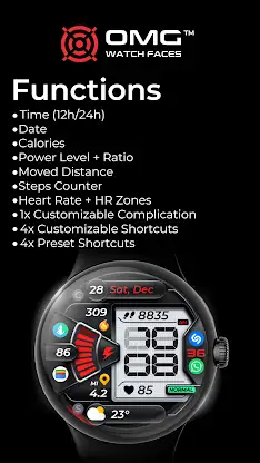 OMG 332 Sport Digital Watch screenshot 5