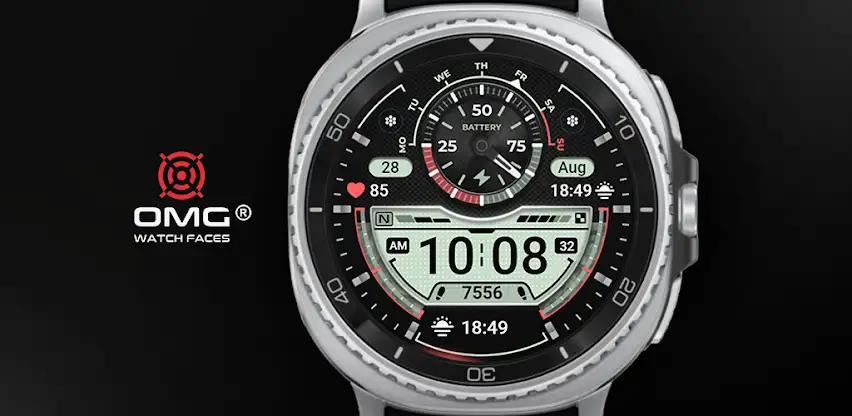 OMG 406 - Digital Watch Face screenshot 1