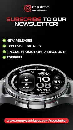 OMG 409 - Digital Watch Face screenshot 8
