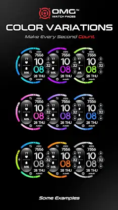 OMG 409 - Digital Watch Face screenshot 7