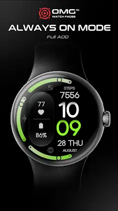 OMG 409 - Digital Watch Face screenshot 6