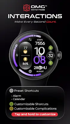 OMG 409 - Digital Watch Face screenshot 3
