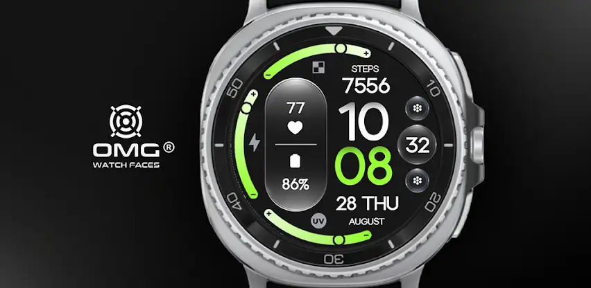 OMG 409 - Digital Watch Face screenshot 1