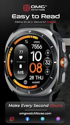 OMG 409 - Digital Watch Face screenshot 5