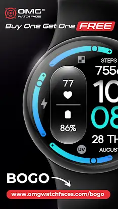 OMG 409 - Digital Watch Face screenshot 4