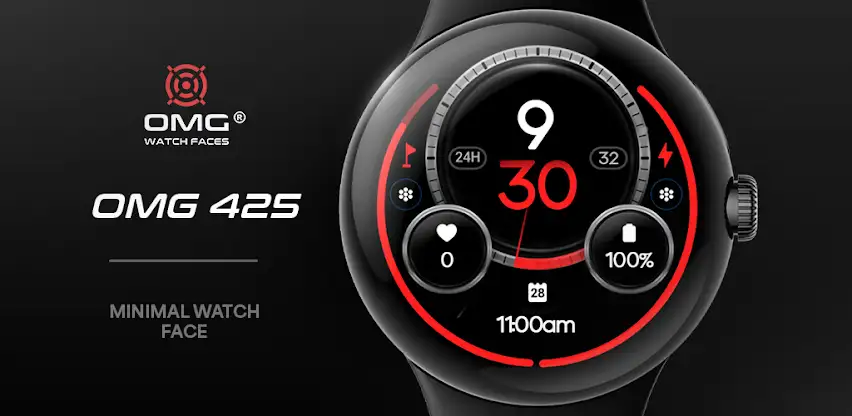 OMG 425 - Minimal Watch Face screenshot 1