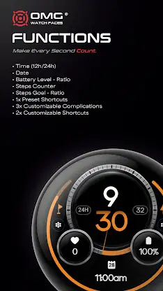 OMG 425 - Minimal Watch Face screenshot 2