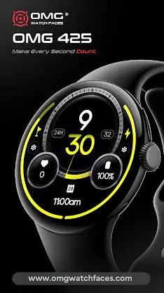 OMG 425 - Minimal Watch Face screenshot 5