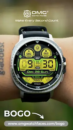 OMG 428 - Digital Watch Face screenshot 3