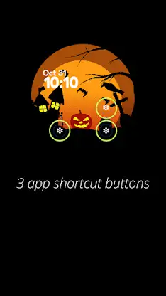 Onion watchface Halloween screenshot 4