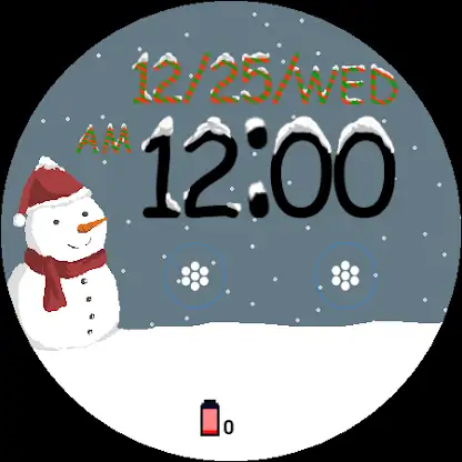 onion watchface X-mas 2024 screenshot 6