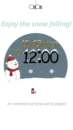 onion watchface X-mas 2024 screenshot 3